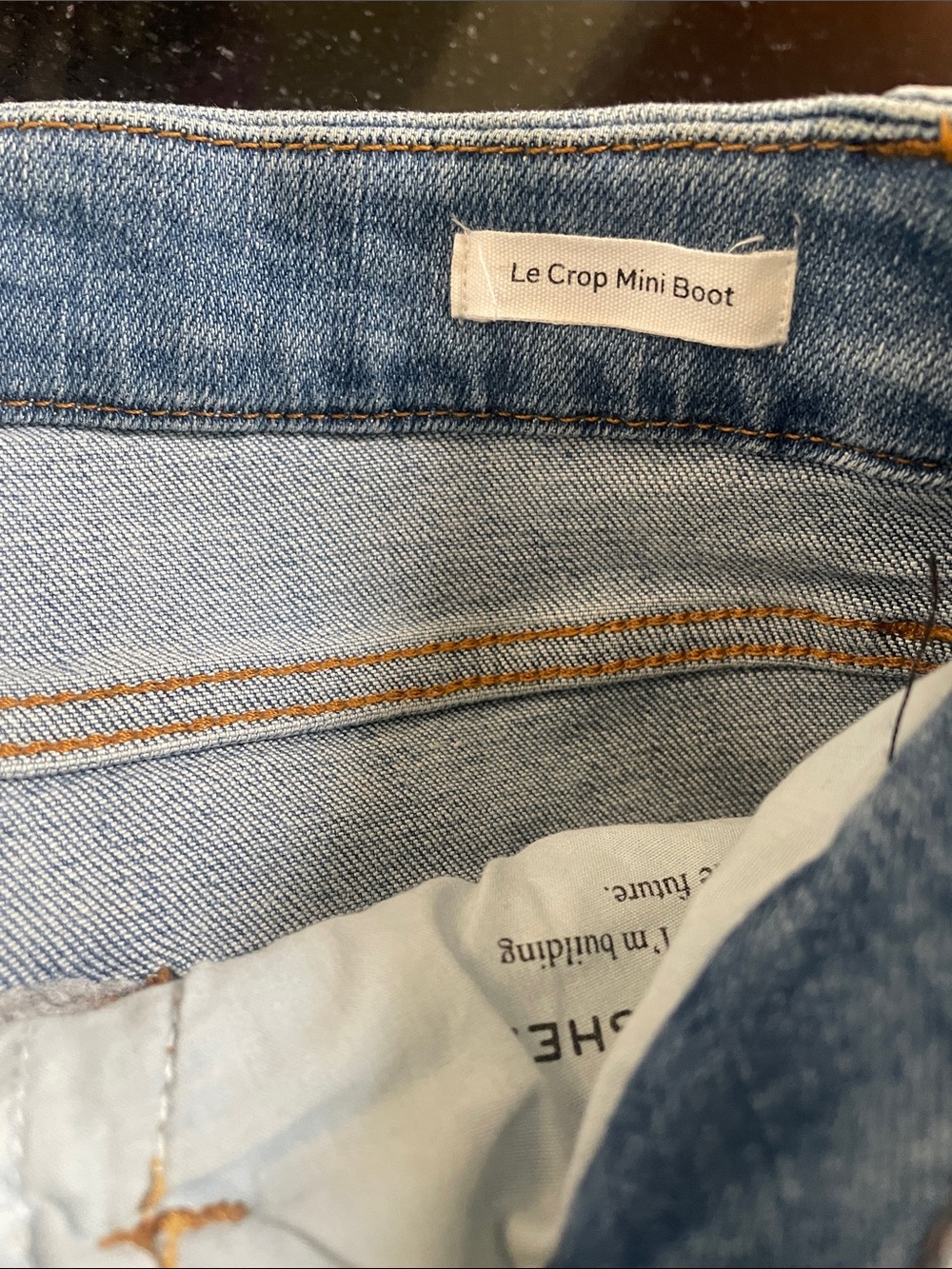 Frame Denim Light Blue Cropped Raw-Hem Jeans - Picture 7 of 11